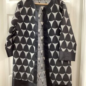 Stylish Black and Gray Women's Blazer